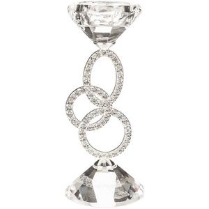 Rhinestone Ring Candle Holder